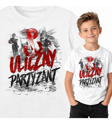 koszulka dziecięca  Patriotyczna ULICZNY PARTYZANT